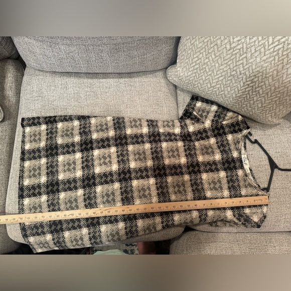 Eliza J. Sheath Short Sleeve Printed Sophisticated Dress Black Tan Sz 6 - Picture 12 of 12